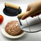 Aluminum Alloy Burger Press NonStick Meat Press With Wooden Handle For Homemade Burgers BBQ 1