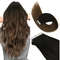 Ugeat TapeIn Hair Extensions  100 Real Brazilian Remy Human Hair Seamless Skin Weft For Natural Str 11