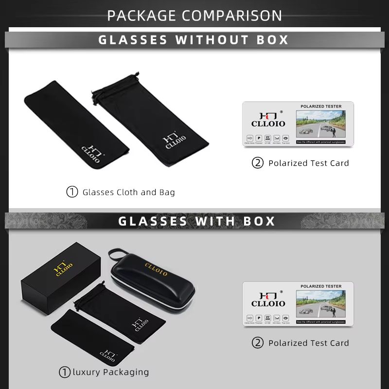 CllOIO Photochromic Polarized Sunglasses For Men Day Night Driving AntiGlare Glasses 5