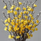 Elegant Artificial Plum Blossom Branch 2165inch Faux White Wintersweet Stem For Home Office Decor 1