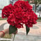 Elegant 5Head Silk Hydrangea Bouquet Realistic Artificial Flowers For Home Wedding Party Decor 9