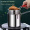 4Piece Stainless Steel Tempura Fryer Pot Set Small Deep Frying Pan With Basket Lid For Kitchen Co 2