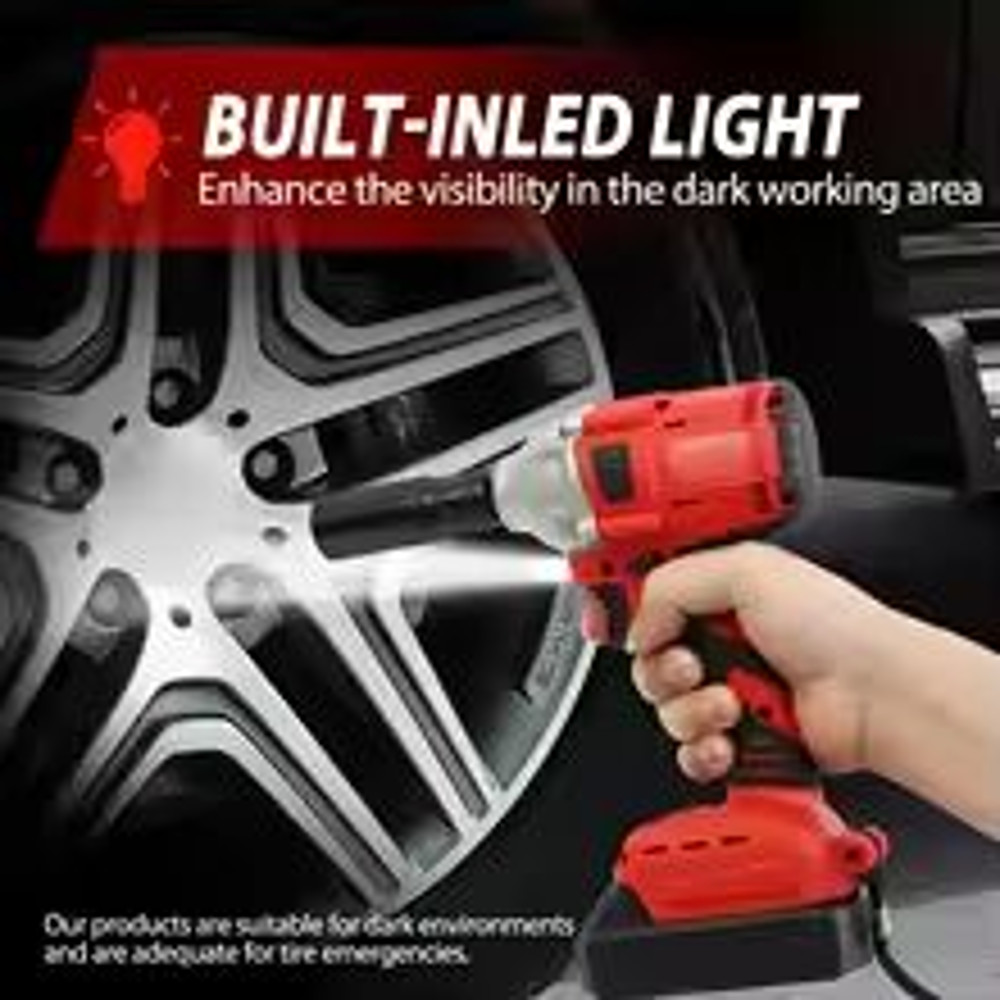 1000Nm Cordless Impact Wrench Drill Brushless High Torque 20V Electric Power Tool With Battery Fa 5