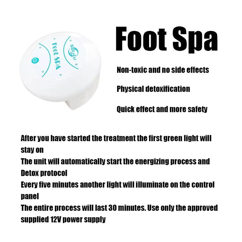 Detox Ion Electric Foot Spa Bath Massager Vibrating Whirlpool Footbath For Relaxation Health Ther 3