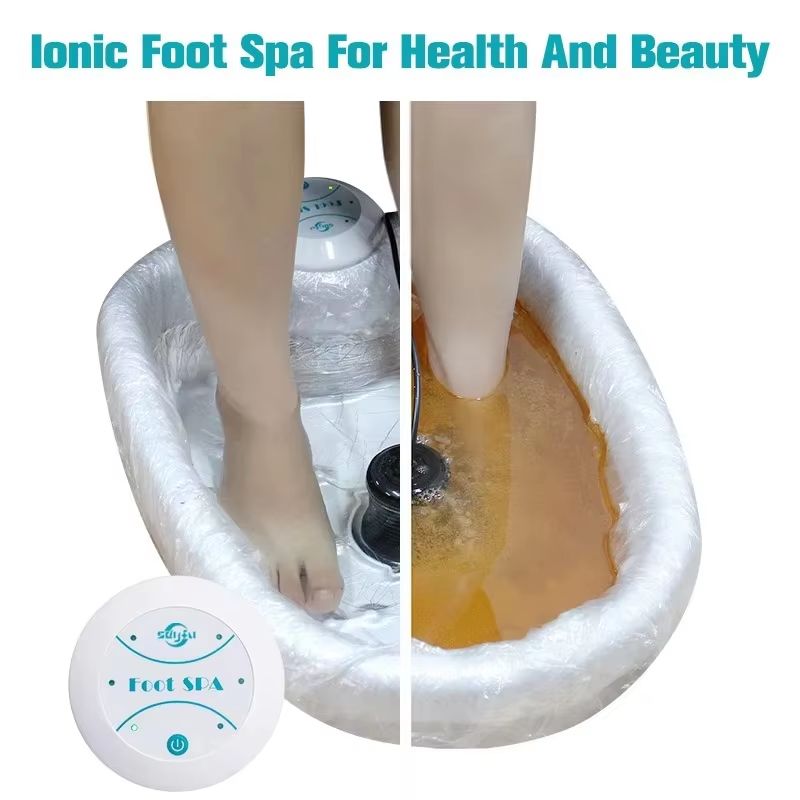 Detox Ion Electric Foot Spa Bath Massager Vibrating Whirlpool Footbath For Relaxation Health Ther 4
