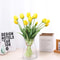 5pcs Real Touch Artificial Tulips HighQuality Pink Silicone Fake Flowers For Home Decor Weddings 1