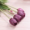 5pcs Real Touch Artificial Tulips HighQuality Pink Silicone Fake Flowers For Home Decor Weddings 9