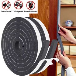 4m self-adhesive foam door and window sealing strip – windproof, soundproof & dustproof weather stripping