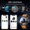 LIGE 2024 Military GPS Smart Watch Rugged Mens AMOLED Outdoor Waterproof Smartwatch With Bluetooth 4