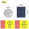 Solar Ceiling Light With Remote Control 60W500W Indoor Outdoor LED SolarPowered Lamp For Garden H 11