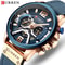 Curren 8329 Mens Luxury Military Sport Watch Leather Strap Quartz Wristwatch For Everyday Formal 0