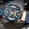 Curren 8329 Mens Luxury Military Sport Watch Leather Strap Quartz Wristwatch For Everyday Formal 2