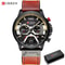Curren 8329 Mens Luxury Military Sport Watch Leather Strap Quartz Wristwatch For Everyday Formal 15
