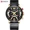Curren 8329 Mens Luxury Military Sport Watch Leather Strap Quartz Wristwatch For Everyday Formal 6