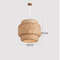 30cm Modern Bamboo Pendant Light Handwoven Bamboo Chandelier For Dining Room Bedroom Living Space 6
