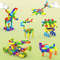 DIY Building Pipe Blocks Creative Water Pipe Splicing Construction Toy For Kids 1