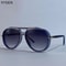 Mens Oversized Polarized Pilot Sunglasses Luxury Double Beam Vintage Driving Shades 13
