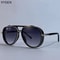 Mens Oversized Polarized Pilot Sunglasses Luxury Double Beam Vintage Driving Shades 7