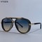 Mens Oversized Polarized Pilot Sunglasses Luxury Double Beam Vintage Driving Shades 8