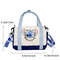 Cartoon Strawberry Bear Canvas Shoulder Bag Casual Crossbody Tote For Women 5