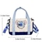 Cartoon Strawberry Bear Canvas Shoulder Bag Casual Crossbody Tote For Women 5