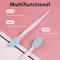 Silicone Face Cleansing Brush With Replacement Heads Exfoliating Blackhead Removal Tool 2
