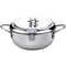 Japanese Stainless Steel Deep Frying Pot With Thermometer Lid Tempura Fryer Pan 2024 Cm 5