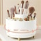 360 Rotating Makeup Organizer MultiFunctional Cosmetic Storage Holder With 5 Compartments 0
