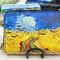 Van Gogh Art Card Holder Wallet Premium Vegan Leather MultiFunction Zipper Wallet For Men Women 6