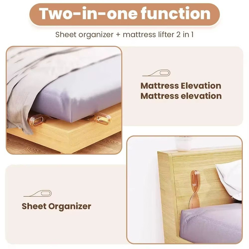 Ergonomic Mattress Lifter Tool Portable Bed Sheet Changing Aid Wedge Support 3