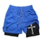 2in1 Mens Workout Running Shorts With Compression Liner Athletic Gym Shorts With Phone Pocket Tow 13