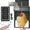 Solar Automatic Chicken Coop Door Auto Chicken Door With Timer Light Sensor USB Charging 0
