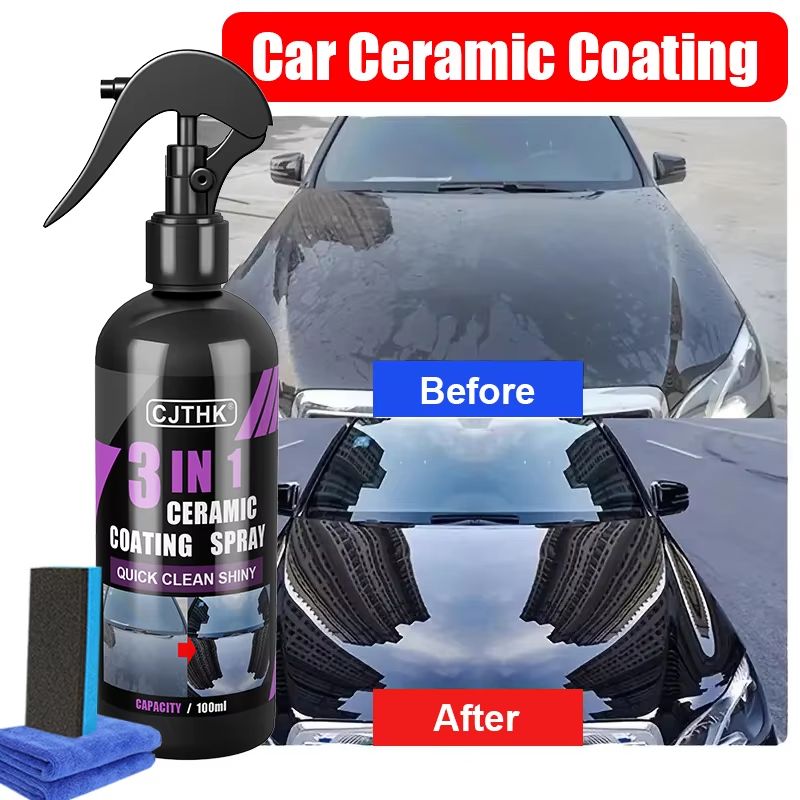 Ceramic Nano Car Coating Liquid Hydrophobic Paint Protection Crystal Shine LongLasting Polish 0