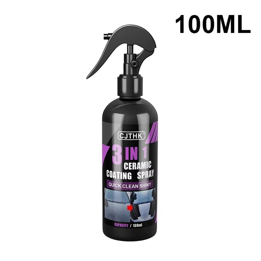 Ceramic Nano Car Coating Liquid Hydrophobic Paint Protection Crystal Shine LongLasting Polish 12