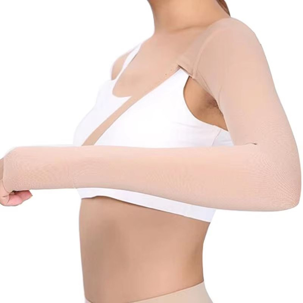 Medical Compression Arm Sleeve Post Mastectomy Lymphedema Support Sleeve For Men Women 3040 MmHg 4