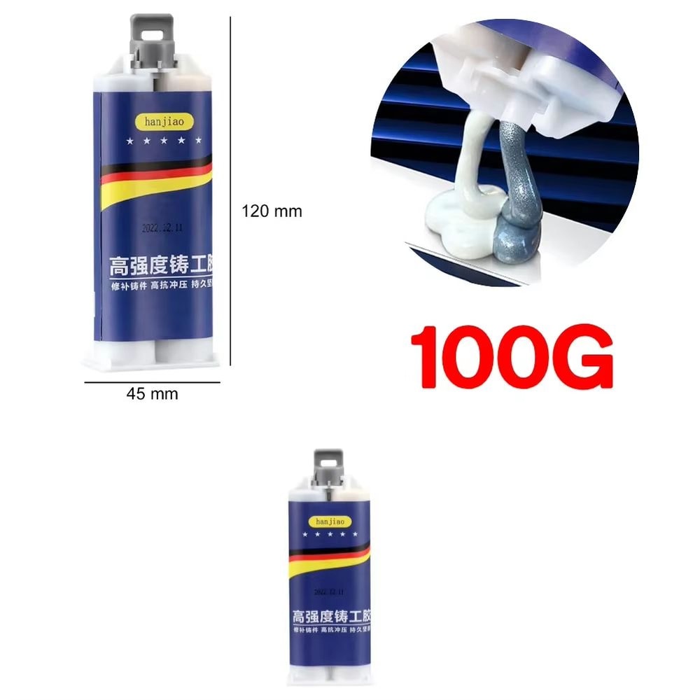 Extra Strong Foundry Glue High Temperature Liquid Metal Repair Adhesive For Welding Copper Aluminu 8