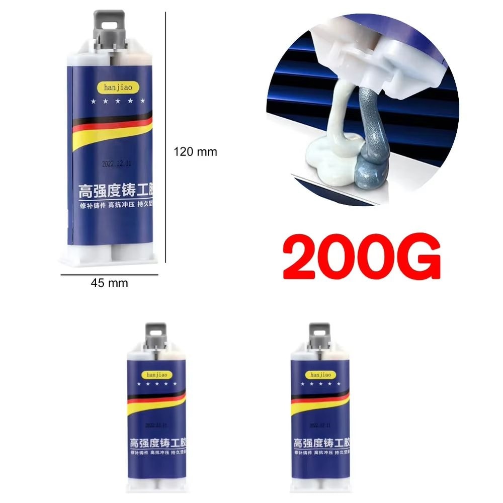 Extra Strong Foundry Glue High Temperature Liquid Metal Repair Adhesive For Welding Copper Aluminu 9