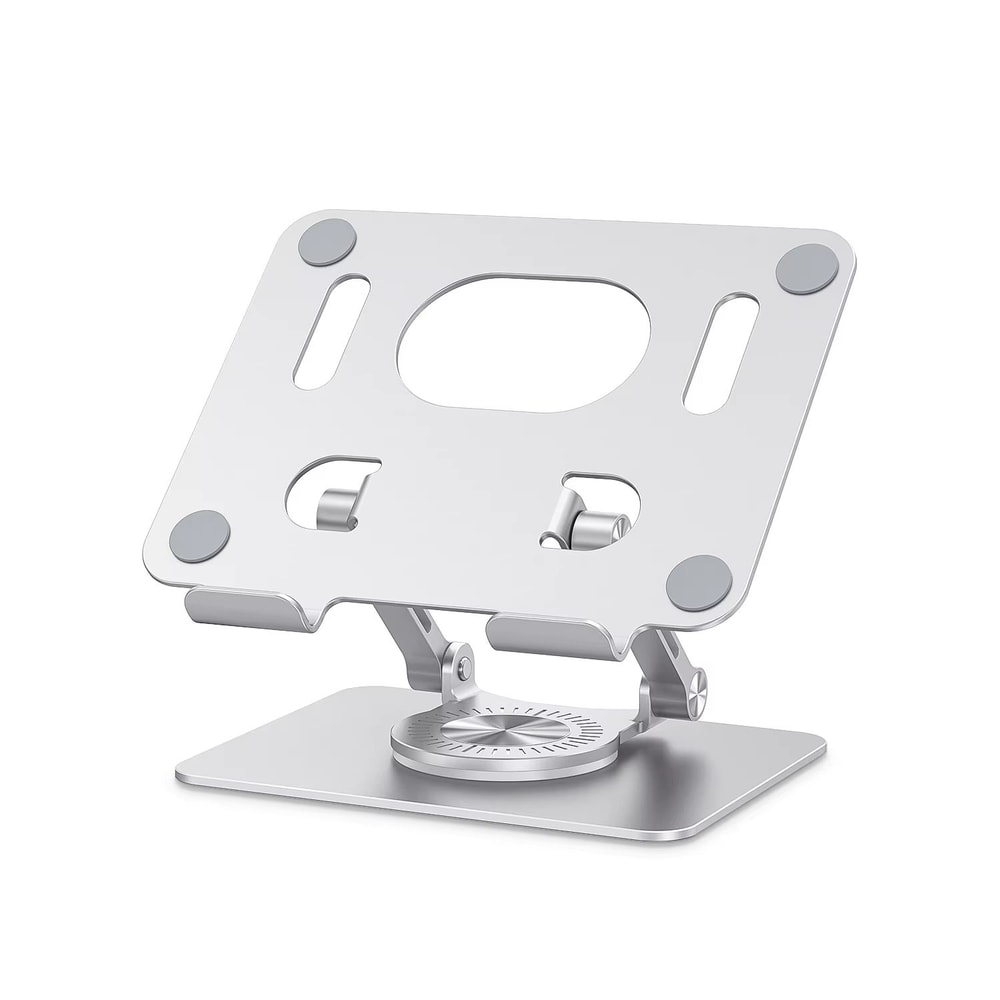 ST02 Aluminum Tablet Stand With 360 Swivel Base Adjustable Universal Holder For IPad Samsung More 2