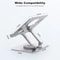 ST02 Aluminum Tablet Stand With 360 Swivel Base Adjustable Universal Holder For IPad Samsung More 4