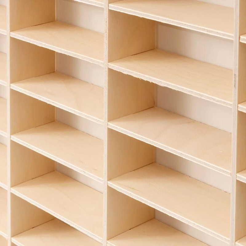 80Grid Wooden Display Shelf For Hot Wheels Matchbox 164 Diecast Car Toy Storage Organizer 1