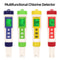 5in1 Digital Chlorine Meter Pen MultiFunction PH ORP CL2 H2 Temperature Water Quality Tester For 0