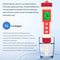 5in1 Digital Chlorine Meter Pen MultiFunction PH ORP CL2 H2 Temperature Water Quality Tester For 5
