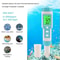 Yieryi Digital Water Quality Tester Professional TDS EC PH Meter With Salinity ORP SG Temperature 3
