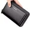 Mens Leather Long Wallet Business Clutch Purse With Phone Card Holder 7