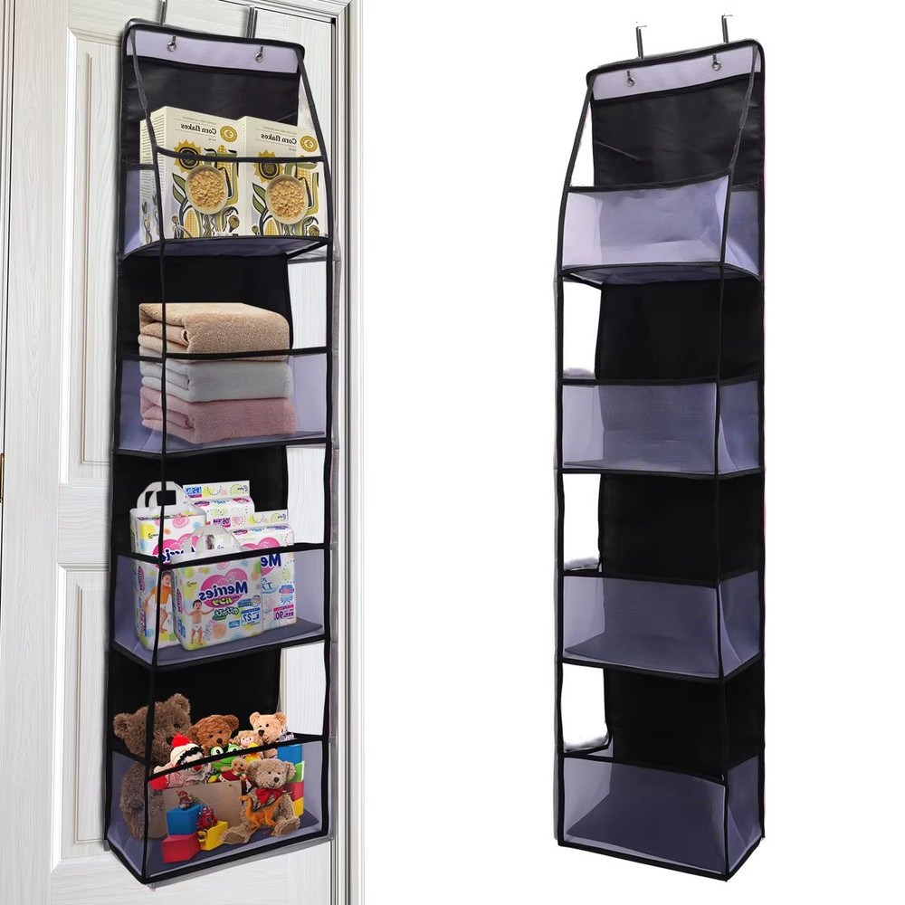 Over The Door Hanging Organizer 46 Layer Wall Storage For Closet Bathroom Nursery Bedroom 17