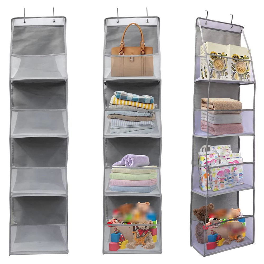 Over The Door Hanging Organizer 46 Layer Wall Storage For Closet Bathroom Nursery Bedroom 1