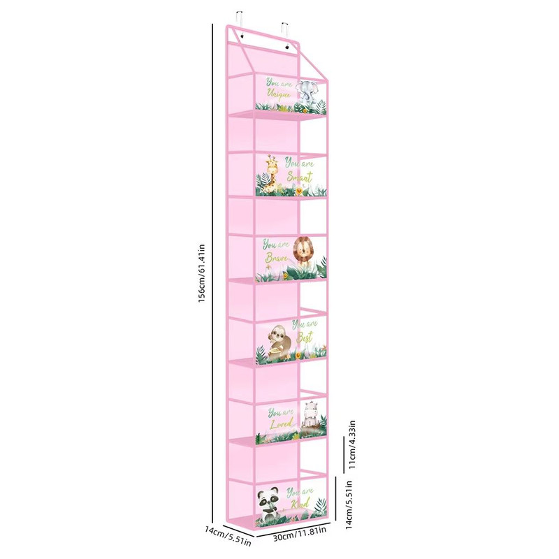 Over The Door Hanging Organizer 46 Layer Wall Storage For Closet Bathroom Nursery Bedroom 20