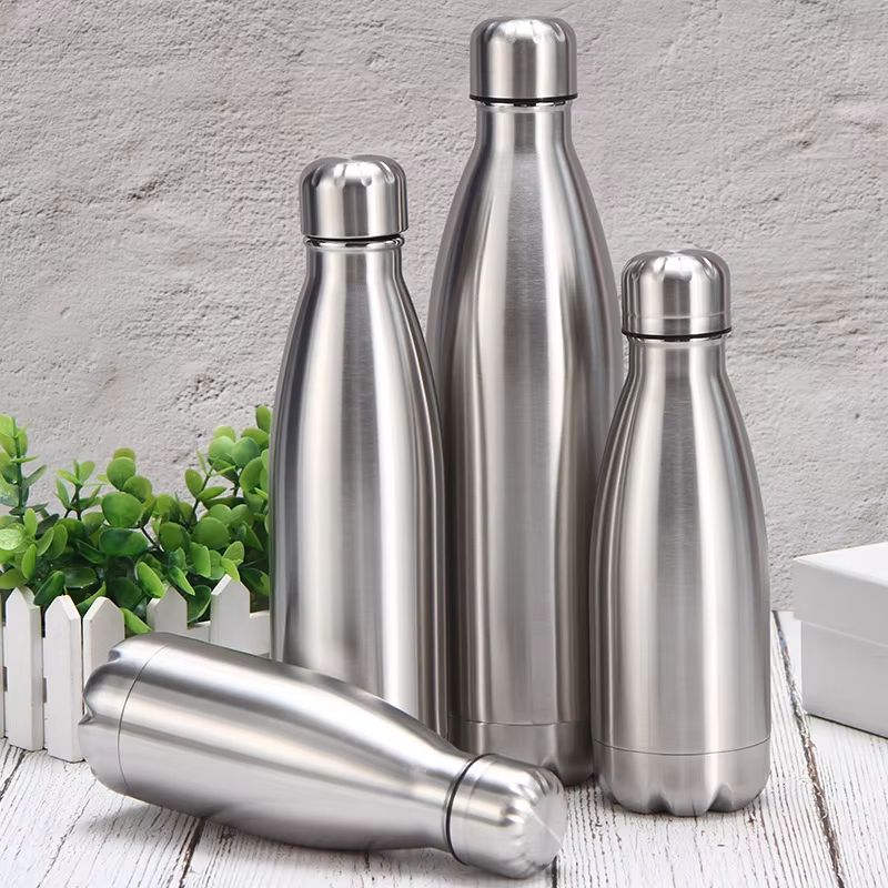 Stainless Steel Water Bottle 500ml 750ml 1000ml Leakproof Travel Sports Drink Bottle For Outdoor G 2