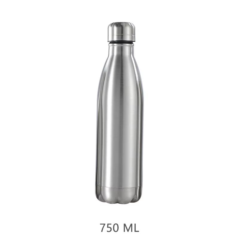 Stainless Steel Water Bottle 500ml 750ml 1000ml Leakproof Travel Sports Drink Bottle For Outdoor G 8