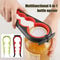 4in1 MultiFunction Can Opener Easy Grip Bottle Cap Twister And AntiSlip Handle Opener For Cans And 1